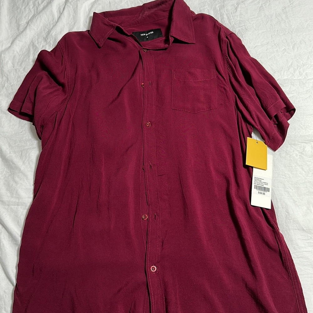 New short sleeve button up